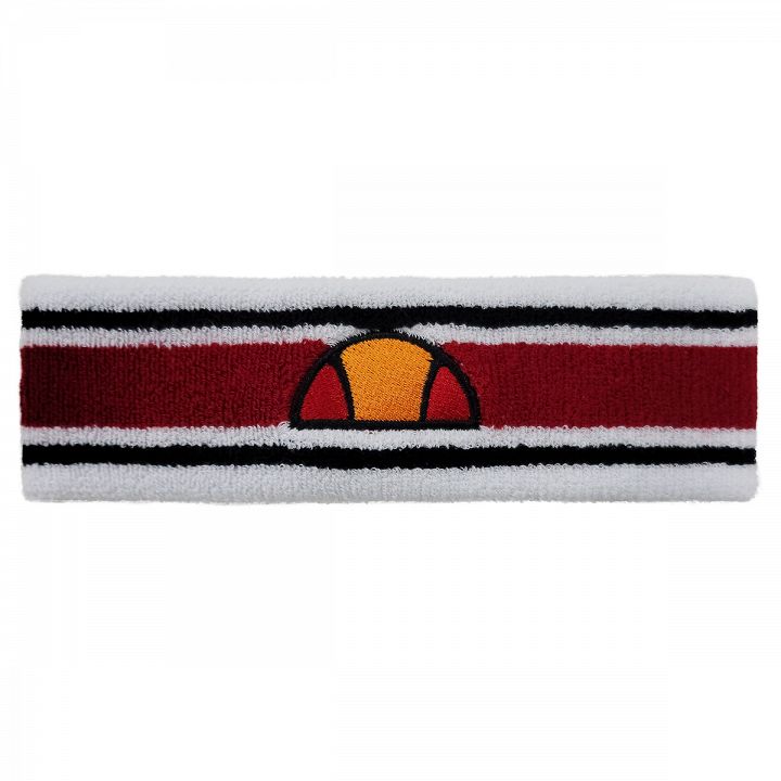 Ellesse Avon Headband White / Red / Black